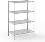 Regal Altair 24" Deep x 42" Wide x 64" Height Wire Shelving Kit | 4-Tier | NSF Commercial Storage Rack Unit