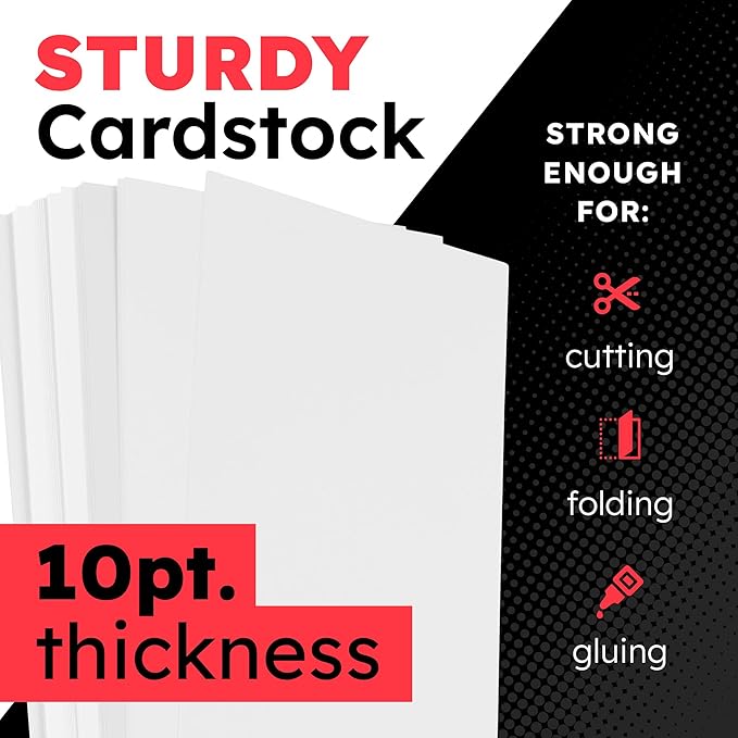 Hygloss Large Poster Board 22x28 - 100 Poster Boards Bulk Pack - 10 Pt. Thickness White Poster Board Paper for Projects, Presentations, Displays, Signs, Crafts - Blank Posterboard Multipack 22" x 28"