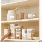 Blank Removable Labels, 1x3 Inch White Freezer Labels for Food Containers, Freezer Label to Write on/Waterproof - 240Pcs