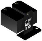 Tags 4 Less 15 Mil Waterproof Plastic Tags, Pack of 100 – 3” x 6” Heavy Duty Plastic Tags for Labeling, Outdoor Tagging, Equipment Labeling, Luggage, Valves & More (Black)