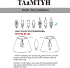 TAaMTYH small lamp shade chandelier shades set of 6，Fabric Lampshade for Wall Lamp，chandelier shades，small tadle lamps，For Cutting Edge bulbs, Clip-on Fitter Lampshade，3" X 6" X 5"
