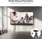 AV Access 4K Conference Room Camera, 1/1.8' Sensor, Individuals Gallery, 120° FOV, 5X Digital Zoom, Auto Framing, Presenter Tracking, Dual Mics, ePTZ, Privacy Cover, Work with Teams, Zoom, Meet