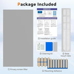 23.6 Inch Computer Privacy Screen Filter for 16:9 Aspect Ratio Widescreen Monitor - Anti Glare Blue Light Filter, Removable Computer Monitor Privacy Shield, Anti-Scratch Screen Protector Film 23.6 in