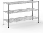 Regal Altair 18" Deep x 54" Wide x 34" Height Wire Shelving Kit | 3-Tier | NSF Commercial Storage Rack Unit