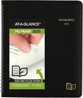 AT-A-GLANCE 2025 Planner, Monthly, 7" x 8-3/4", Medium, Recycled, Black (70120G0525)