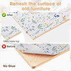 ALIUNI Drawer and Shelf Liner, Non-Slip Kitchen Cabinet Liners Non-Adhesive Thick Strong Grip Waterproof Washable Mats Protect Dresser Shelves Cupboard Bathroom Cabinets, Flower, 12 in X 20 FT
