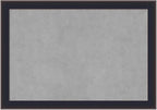 Amanti Art Black Framed Magnetic Board 19x27 Medium Vision Board for use with Magnets, 100% Metal Sheet to Display Items as Office Decor or for Home Organization in mudroom, Kitchen or Kids Room