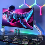 Heavy Duty Monitor Arm for Ultrawide Screen up to 49 inches,44 lbs,Gas Spring Desk Mount Stand, Premium Fully Adjustable Bracket with C Clamp, Grommet Base, VESA 75x75/100x100mm (White)