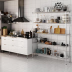Regal Altair 14" Deep x 60" Wide x 74" Height Wire Shelving Kit | 5-Tier | NSF Commercial Storage Rack Unit