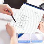 WritePads Legal Pad 8.5 x 11 Note Pad, Wide Ruled Writing Pad, White Paper, 6-Pack, 50 Sheets Per Pad, Micro-Perforated Notepad, Office Supplies (KSU-8331) - Made in the USA