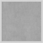 Amanti Art Silver Framed Magnetic Board 21x21 Medium Vision Board for use with Magnets, 100% Metal Sheet to Display Items as Office Decor or for Home Organization in mudroom, Kitchen or Kids Room