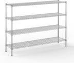 Regal Altair 18" Deep x 72" Wide x 54" Height Wire Shelving Kit | 4-Tier | NSF Commercial Storage Rack Unit