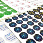 Custom 100-500 Stickers with Any Image Logo and Text. Personalized Labels for Business Logo, Thank You Labels (Heart, 2 Inch)