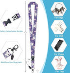 Cute Cat Badge Holder Retractable Lanyard, Lanyards for ID Badges Name Tags Vertical Card Holder, Detachable Lanyard Badge Reel Retractable, Teacher Nurse Workers Women Office Gifts