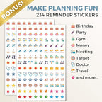 Cranbury 2026 Wall Calendar 12 Month, 8.5x11 Small Calendar for Wall or Desk, Thick Paper, Bonus Stickers and Note Sections, Monthly Seasonal Design, 2026 Planner 8x11