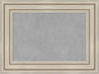 Amanti Art Silver Framed Magnetic Board 18x24 Small Vision Board for use with Magnets, 100% Metal Sheet to Display Items as Office Decor or for Home Organization in mudroom, Kitchen or Kids Room