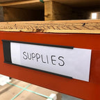 SmartSign Magnetic 'C' Channel Label Holders | 2.5" x 6" Pack of 10