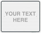 Custom Sign, Personalized Metal Signs, Customize for Office, Business, Home, Workplace, Airbnb, Delivery Signs, 24x30 Inches, 3M EGP Reflective .080 Aluminum, Fade Resistant, Made in USA by Sigo Signs