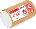 Paclord 4" x 6" Heavy-Duty Reinforced Cardboard Mailing Tube, Pack of 1 Tube with 2 Caps – Secure USPS Approved – Great for Shipping and Storing of Prints, Artwork, Posters or Documents