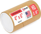Paclord 4" x 6" Heavy-Duty Reinforced Cardboard Mailing Tube, Pack of 1 Tube with 2 Caps – Secure USPS Approved – Great for Shipping and Storing of Prints, Artwork, Posters or Documents