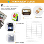 1" x 2-5/8" Address Labels 900 Labels Sticker Paper for Laser/Ink Jet Printer mailing Labels 8.5"×11" White 30 per Sheet