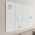 Baysola Large Cork Boards for Walls – 48" x 36" Self Adhesive Felt Wall Tiles, Ideal for Office Wall Organizing Bulletin Board, Easy to Install Cork Boards Felt Board