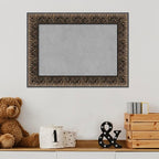 Amanti Art Black Framed Magnetic Board 17x23 Small Vision Board for use with Magnets, 100% Metal Sheet to Display Items as Office Decor or for Home Organization in mudroom, Kitchen or Kids Room