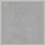 Amanti Art Silver Framed Magnetic Board 22x22 Medium Vision Board for use with Magnets, 100% Metal Sheet to Display Items as Office Decor or for Home Organization in mudroom, Kitchen or Kids Room