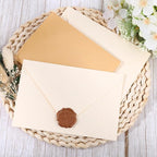 54 Pack Stationery Letter and Envelopes,Stationary Set Includ 30 Letter Paper 12 Envelopes and 12 Wax Seal Stickers for Love Letters,Party Invitations,Greeting Cards(White)