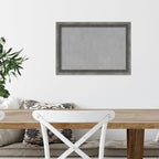 Amanti Art Grey Framed Magnetic Board 14x20 Small Vision Board for use with Magnets, 100% Metal Sheet to Display Items as Office Decor or for Home Organization in mudroom, Kitchen or Kids Room