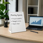 Dry Erase Board, Small Whiteboard with Stand, A4 Size 11.7 x 8.3 Inches with Two Dry Erase Markers
