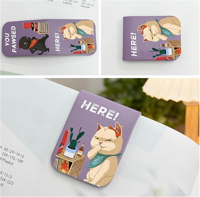 Magnetic Bookmark Clip Personalized for Readers, Custom Name Magnetic Page Marker for Books,Gifts for Book Lover, Teachers, Student, Women and Firends