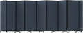 Versare Room Divider 360 Portable Wall Partition | Folding Panels | Large Freestanding Divider | Locking Wheels | Temporary Room Separator