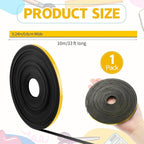 AmazingSpark Magnetic Tape Roll Thin Strips, 1/4 Inch x 33 Feet Magnetic Board Dividers Whiteboard Graphic Decorative Tape Marking Line for Classroom Office Art Accessories(Yellow)