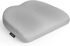 Aurssa Air Fiber Office Chair Cushion - Ergonomic Seat Cushion for Orthopedic Coccyx, Relief Hip & Back Support - Doctor Recommended Cushion for Long Sitting Worker Driver & Handicapped (Light Grey)