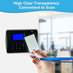 ABEYATH 1000 Pack Extra Thick ID Card Name Badge Holder Heavy Duty Waterproof Clear Plastic PVC Vertical Sleeve Pocket Resealable
