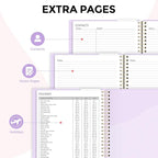 2026 Planner, Weekly and Monthly Planner, January 2026 - December 2026, Hardcover Agenda Planner with Monthly Tabs, Goal Setting & Time Management Organizer for Professionals & Students, 8.5" x 11"