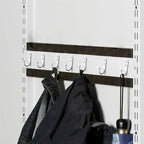 ZAYBOD 25PCS Wall Hooks | Hooks for Hanging | Wall Hooks for Hanging | Coat Hooks | Hooks for Hanging Heavy Duty | Wall Hangers with 50 Pieces Screws（White）