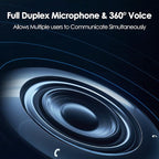 Yealink Bluetooth Speakerphone Conference Microphone Teams-Certified CP900 Enhanced Noise Reduction Algorithm Home Office 360° Voice Pickup