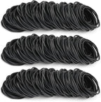 MOWPOG 700 Pcs Rubber Bands, Size #16 Reusable Elastic Rubber Band for Office Supplies File Folders, Home Packaging, Crafts DIY Bundling, Multipurpose (Black)