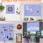 Cork Boards for Walls 48" x 36" Felt Board Alternative, 12 Pack Felt Wall Tiles Bulletin Board, Large Cork Board for Office Pin Board Tack Board Cork Boards