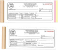 Custom Invoice Book with Logo 50 Set Personalized Receipt Books Customized Invoices for Small Business 3 - Parts Carbonless Duplicate Invoice Forms NCR Books