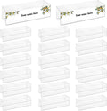 20 Pieces 2.25 Inch Cubicle Name Plate Holders Cubicle Name Tags Clear Cubicle Name Sign Bulk for Office Home Classroom Library 8.5 x 2.5 x 2.4 Inch