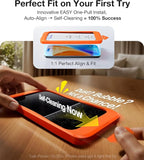 UltraGlass TOP 9H+ Armor for iPhone 17 Pro Screen Protector [NO.1 Military Grade Shatterproof] Screen Protector 17 Pro Tempered Glass 17Pro 6.3“ [Longest Durable] OneStep Install, 2 Pack
