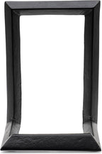 Red Co. 8” Decorative Metal Display Plate Stand and Art Holder Easel in Black Finish