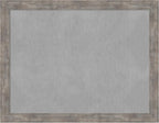 Amanti Art Silver Framed Magnetic Board 21x27 Medium Vision Board for use with Magnets, 100% Metal Sheet to Display Items as Office Decor or for Home Organization in mudroom, Kitchen or Kids Room