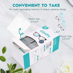 GlintFy Lens Wipes for Eyeglasses, Lens Wipes 5.1″×5.9″ – 400 Count (Pre-moistened Indepently Packaged,Safe,Scratch Free, Suitable for Eyeglass,Sunglasses,Camera,Goggle,Phone,Tablet)