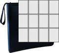Ursae Minoris 3 D-Ring Large Format Zipper Binder for Up to 600 Sports/Trading Cards - Dark Blue