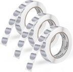 Perco Metallic Silver 1" Round Circle Dot Sticker Labels for Wedding Invitations - Multi-Roll Pack (3 Rolls, 1,000 Labels Each) Permanent Adhesive, Vibrant Colors, Perforated for Easy Use, Made in USA