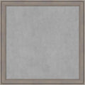 Amanti Art Grey Framed Magnetic Board 27x27 Medium Vision Board for use with Magnets, 100% Metal Sheet to Display Items as Office Decor or for Home Organization in mudroom, Kitchen or Kids Room
